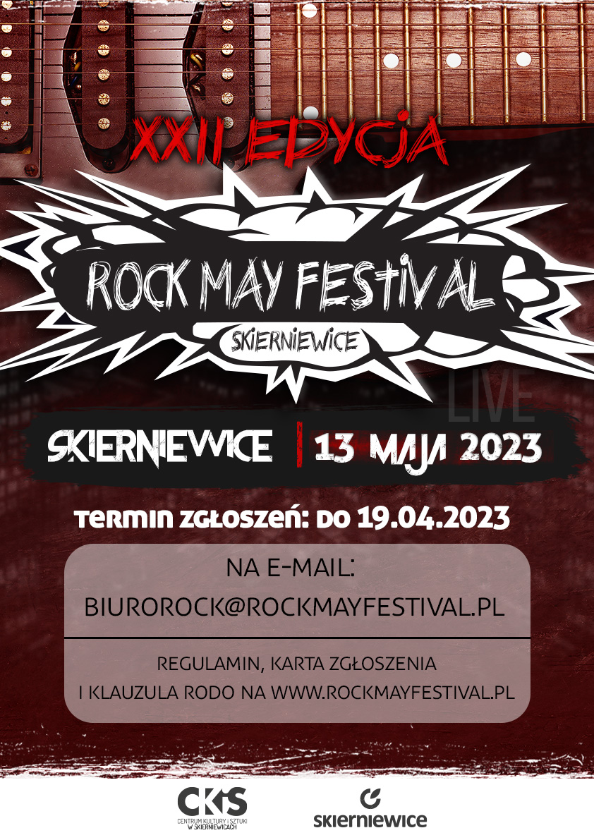 Konkurs #zaROCKujnaprzyszłość podczas XXII Rock May Festival